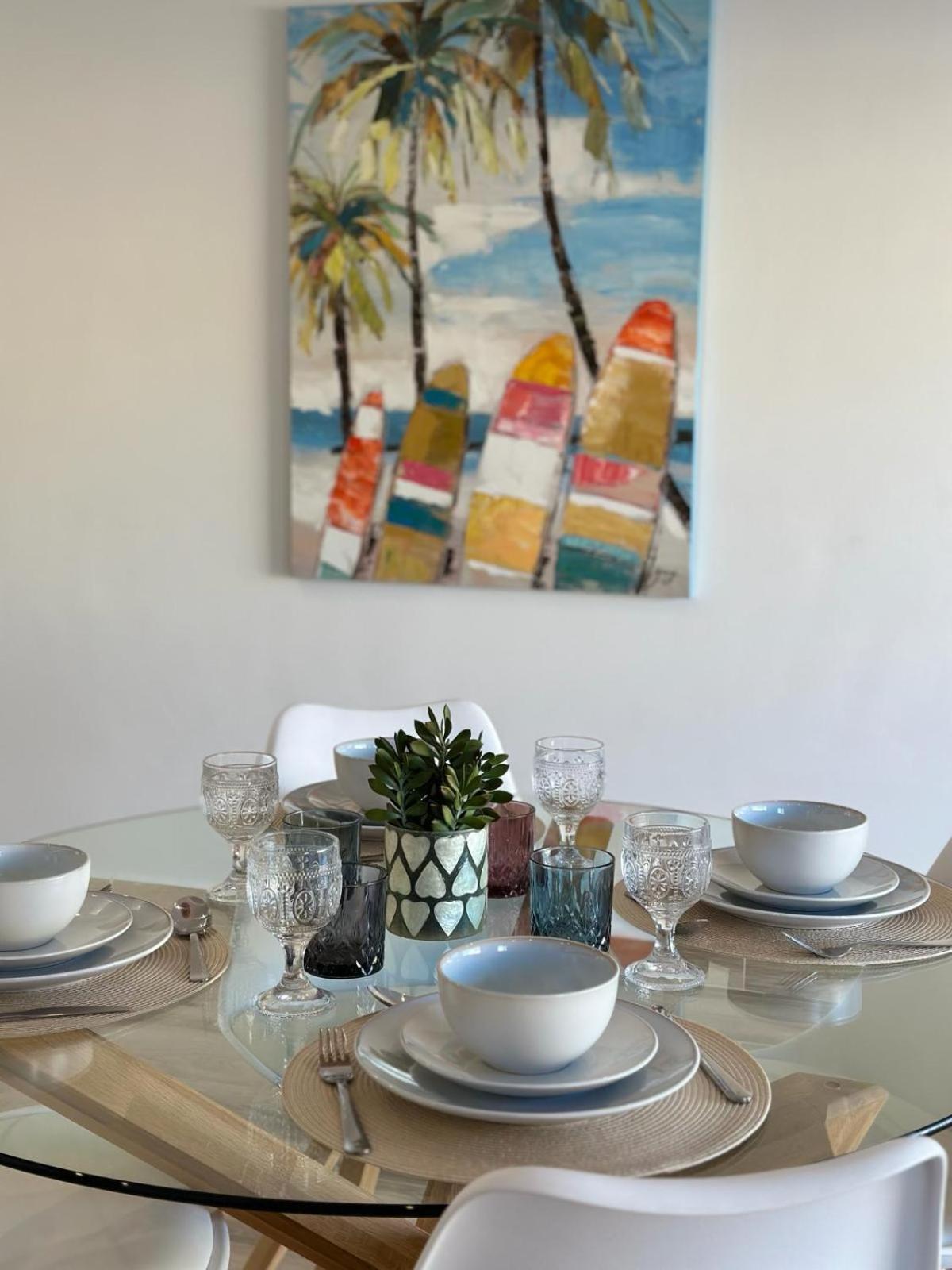 Waterfront 3 Bed Apartment, 90M From The Beach Platja de Larenal Exterior foto